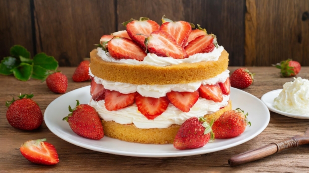 Classic Strawberry Layer Cake