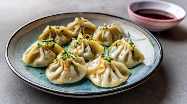 Wild Garlic Dumplings 169 1