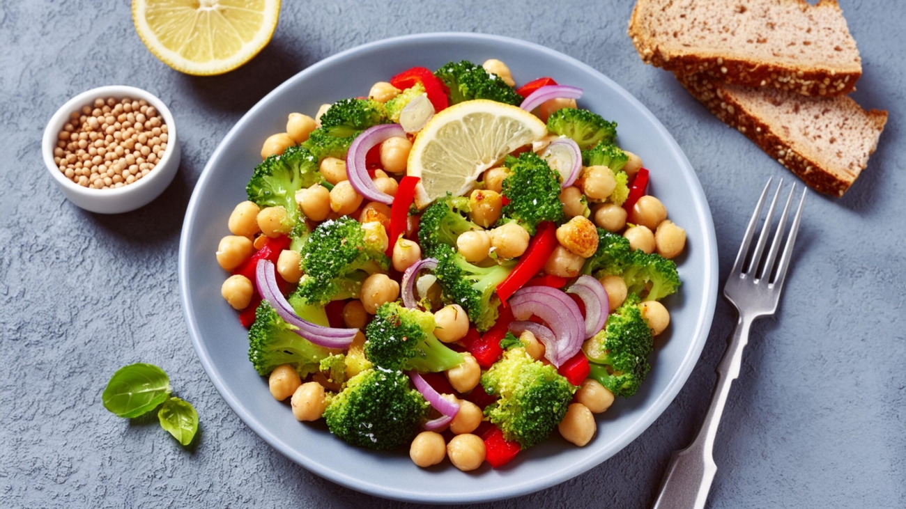 Broccoli-and-Chickpea-Salad