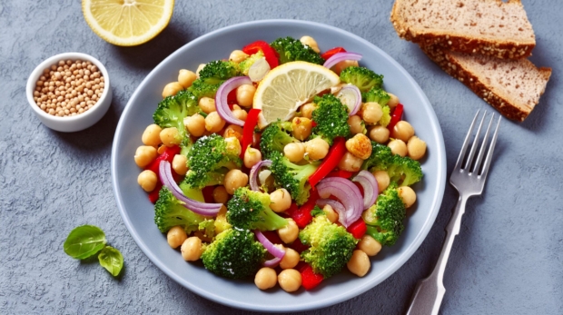Broccoli-and-Chickpea-Salad