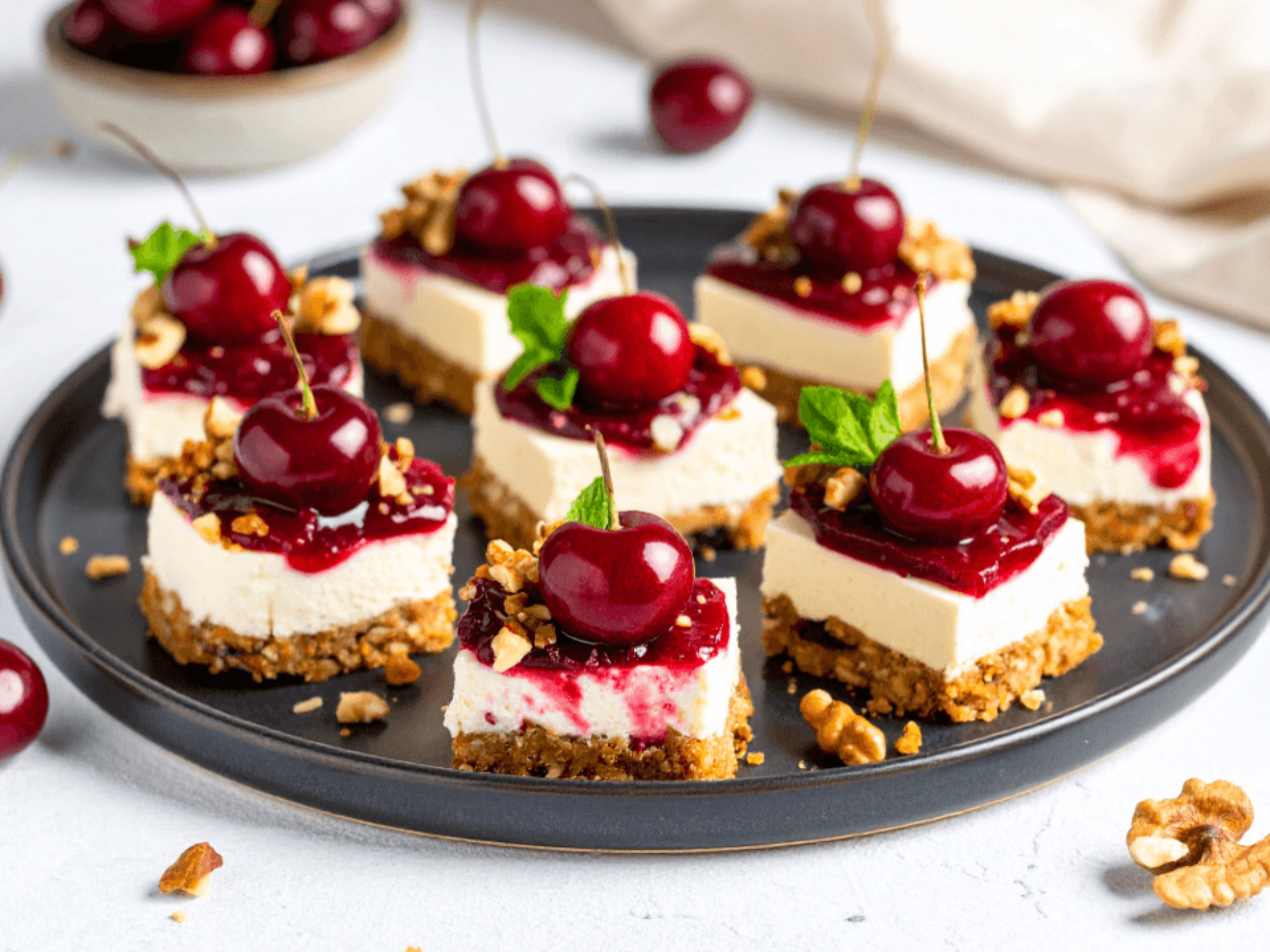 Cherry Cheesecake Bites 169 2