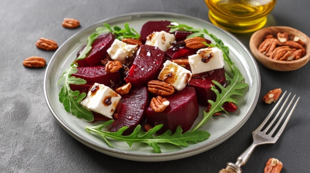 Salad-with-Beet-and-Arugula
