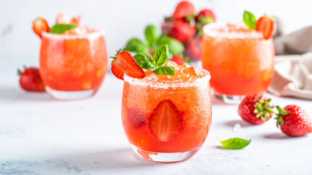 Strawberry Basil Margarita 169 3