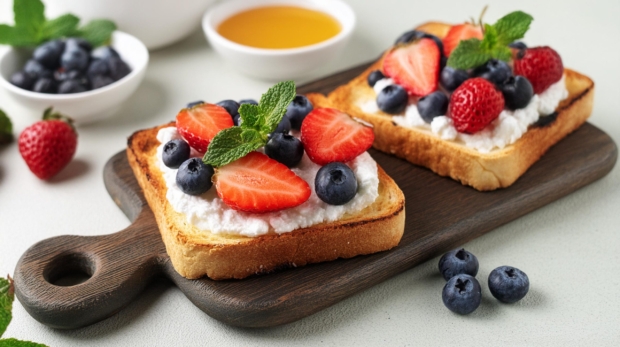 Toast-with-Ricotta-Berry