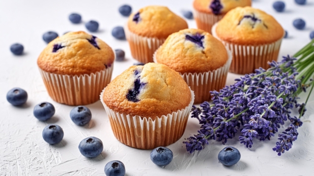 Blueberry-Lavender-Muffins-Recipe