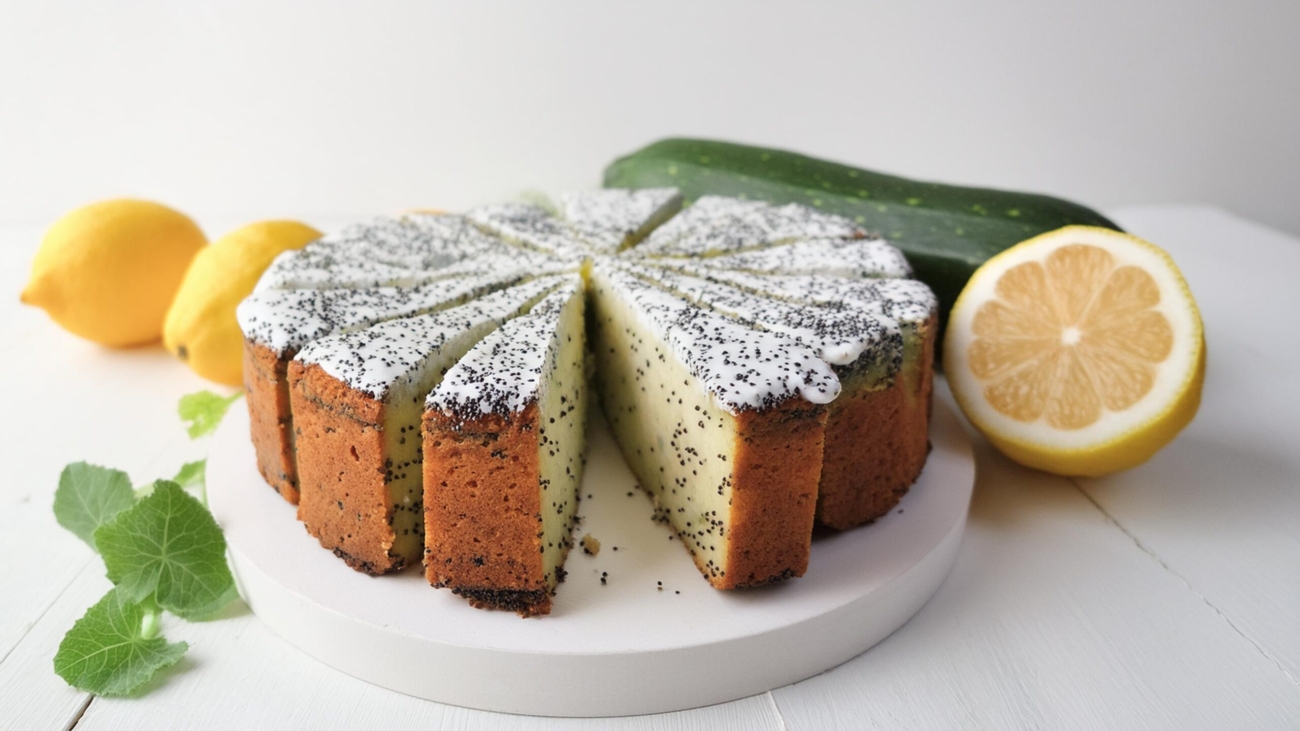 Cake Zucchini Lemon Poppy Seed