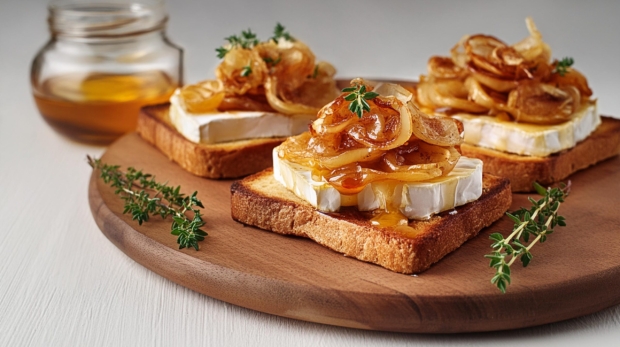 Caramelized-Onion-Brie-Toast-Recipe
