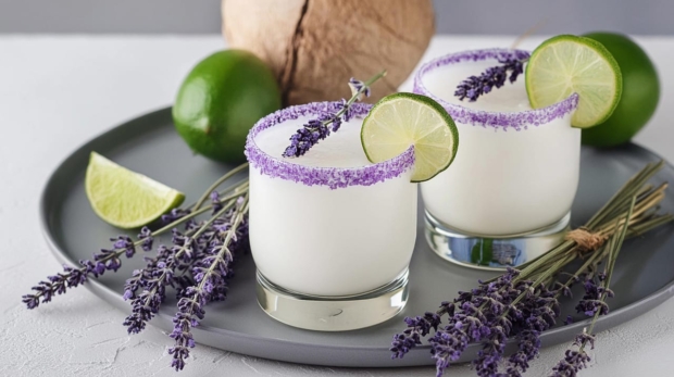 Cocktail Margarita Lavender Coconut recipe 169