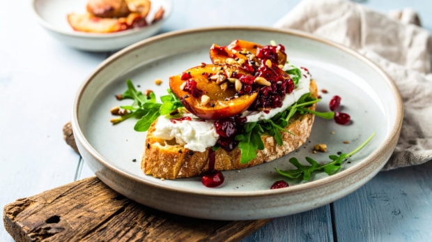 Gourmet Brie & Mirabelle Baguette Sandwich 169 1