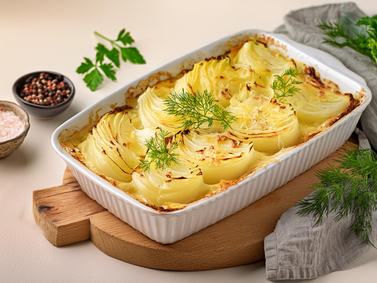 Gratin-with-Fennel-and-Potato