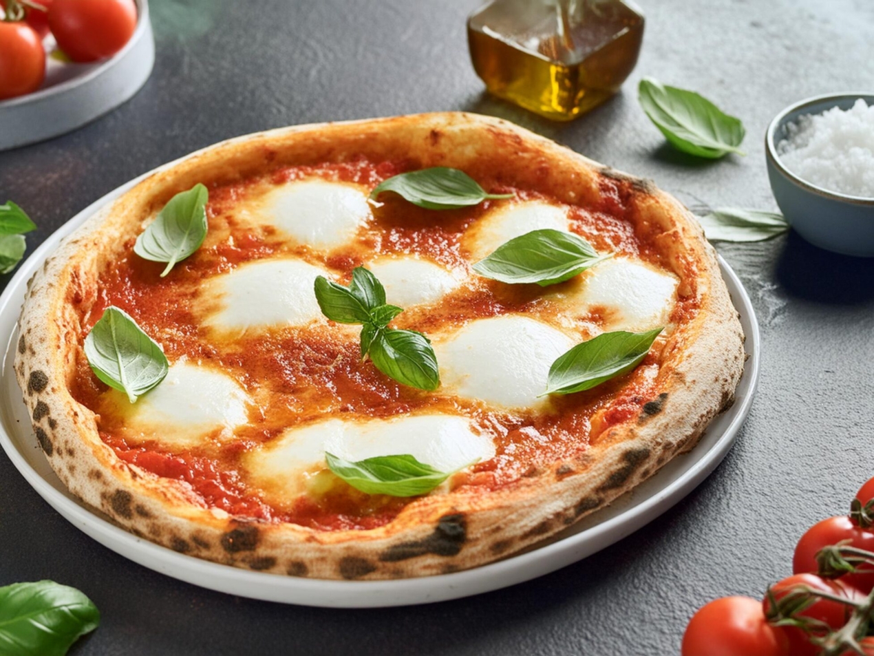 Pizza-Margherita-Vegan