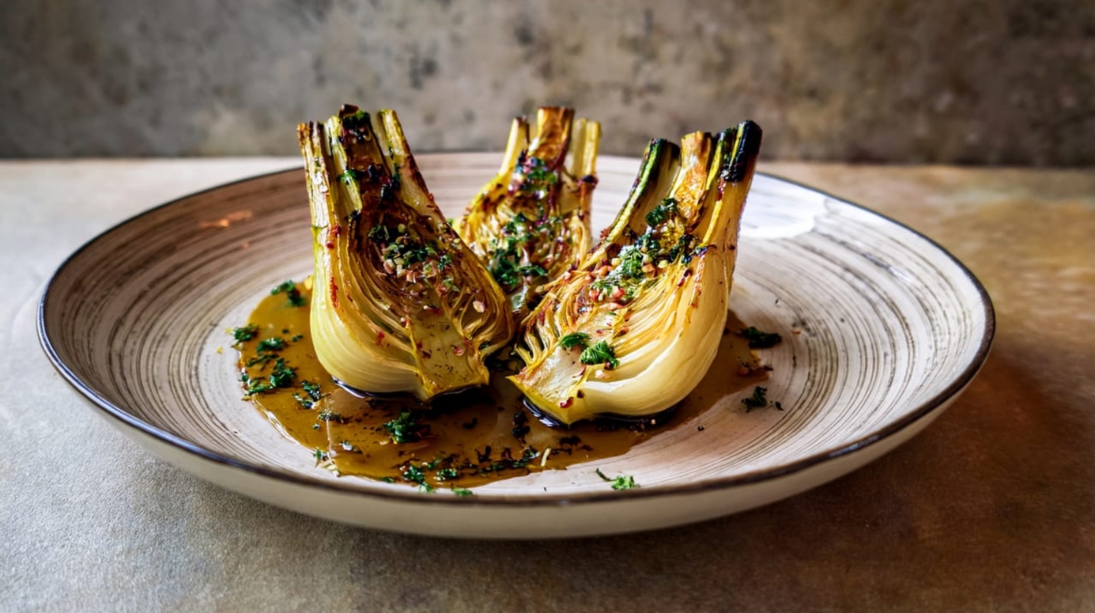 Roasted Fennel with Balsamic Glaze 169 1