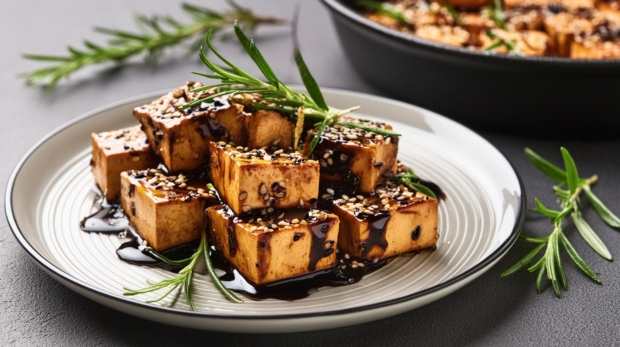 Rosemary-and-Balsamic-Glazed-Tofu