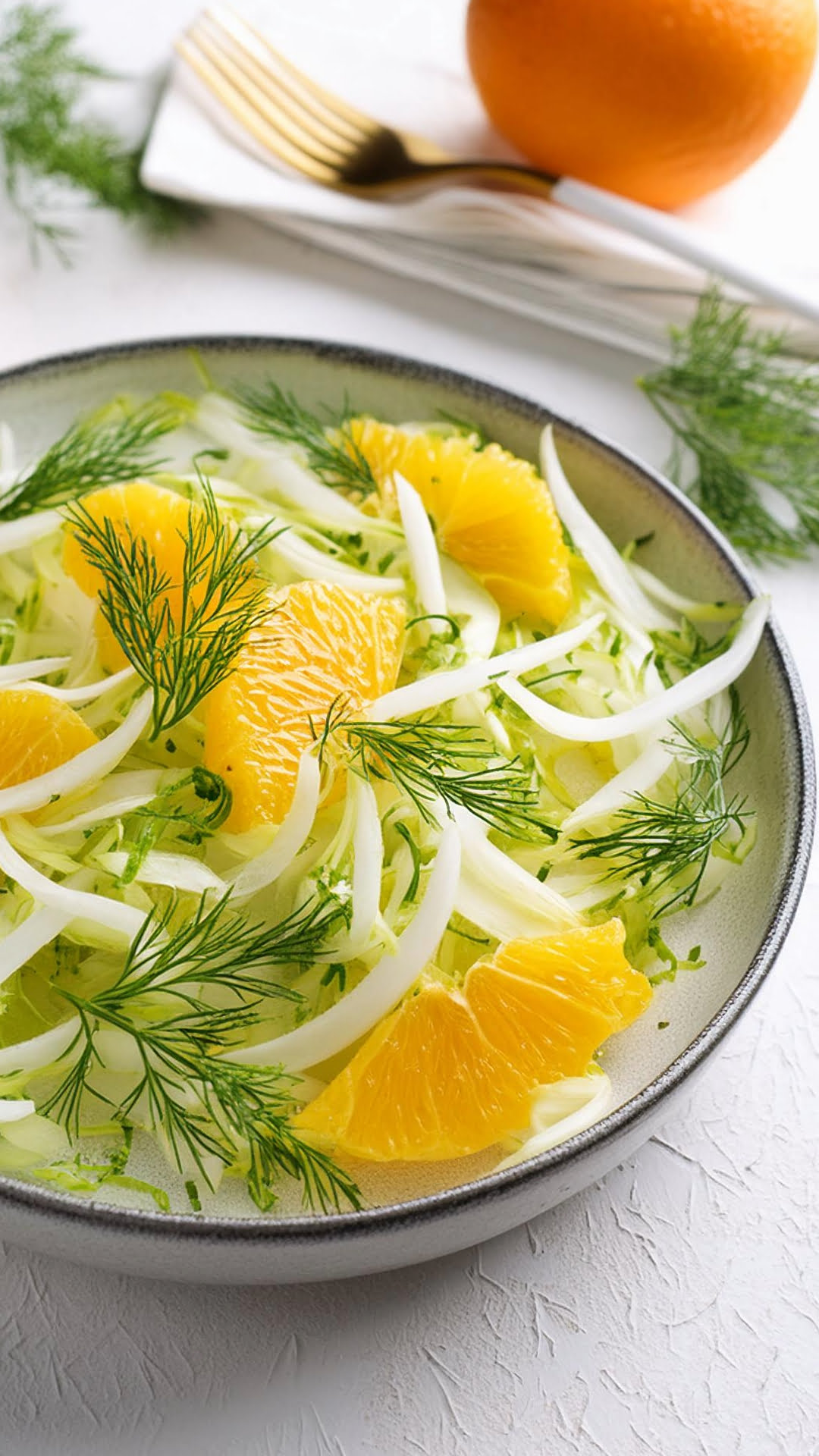 Fennel and Orange Salad with Citrus Vinaigrette | Light and Refreshing ...
