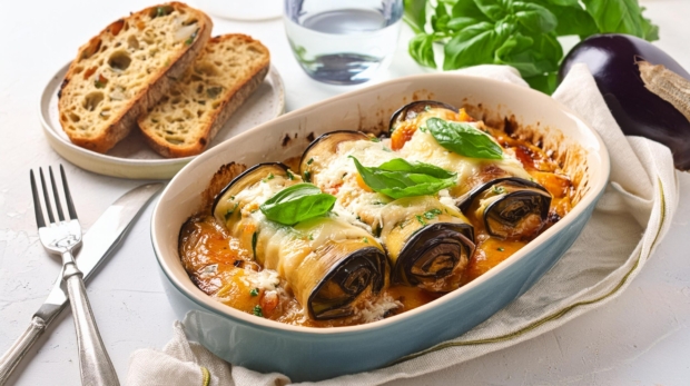 Aubergine-Rollatini