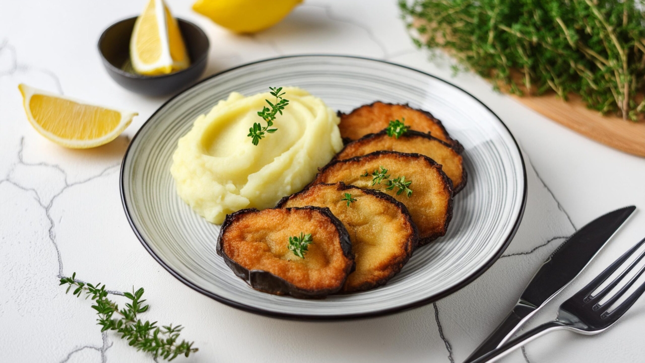 Aubergine-Schnitzel-recipe