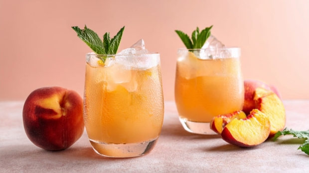 Cocktail Peach Bourbon Smash 169 2