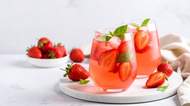 Cocktail Strawberry Basil Gin Fizz 169 3