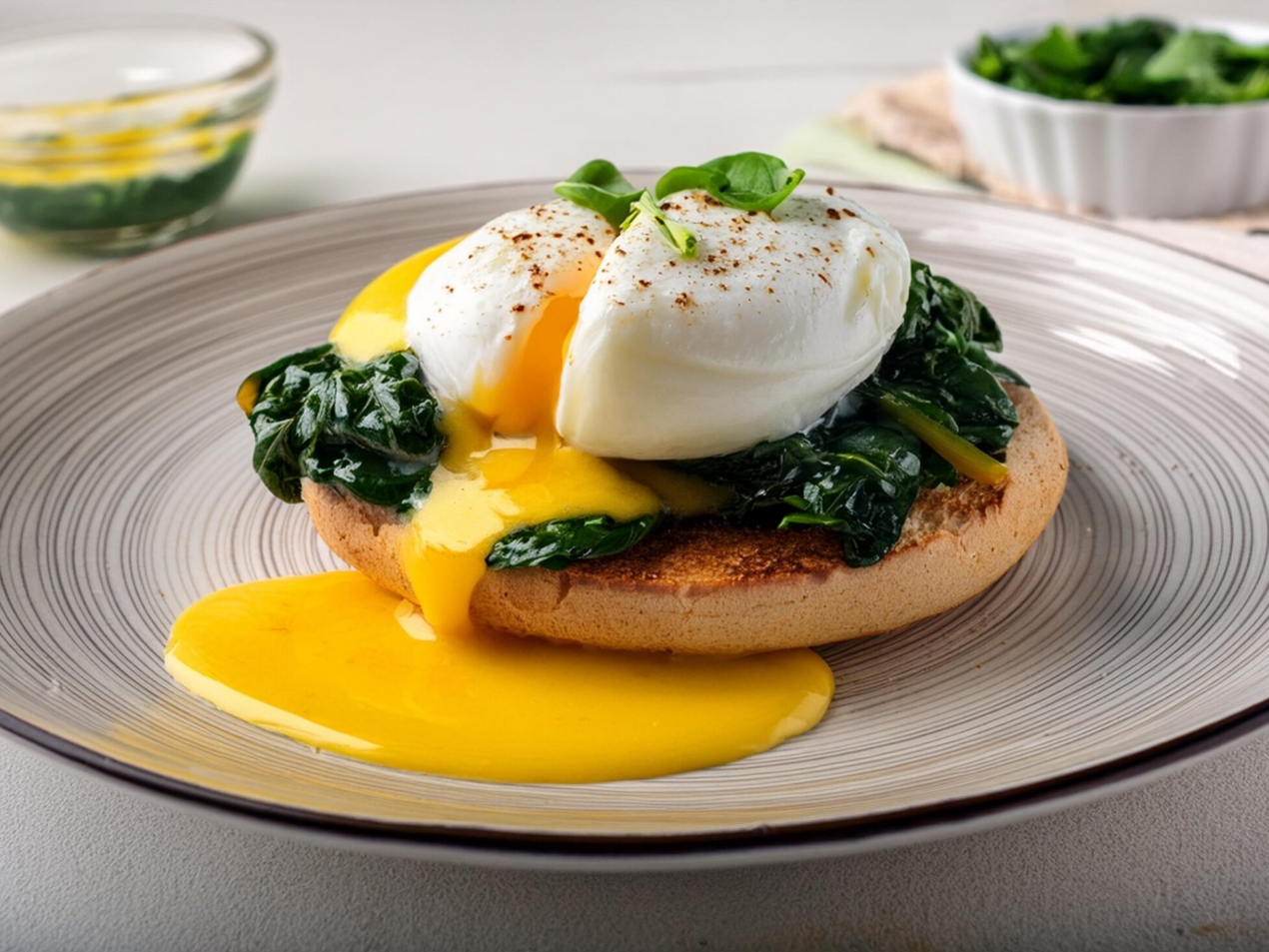 Eggs-Benedict-with-Hollandaise-Sauce