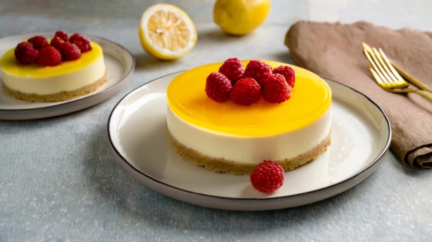 No-Bake Vegan Lemon Cheesecake 169 1