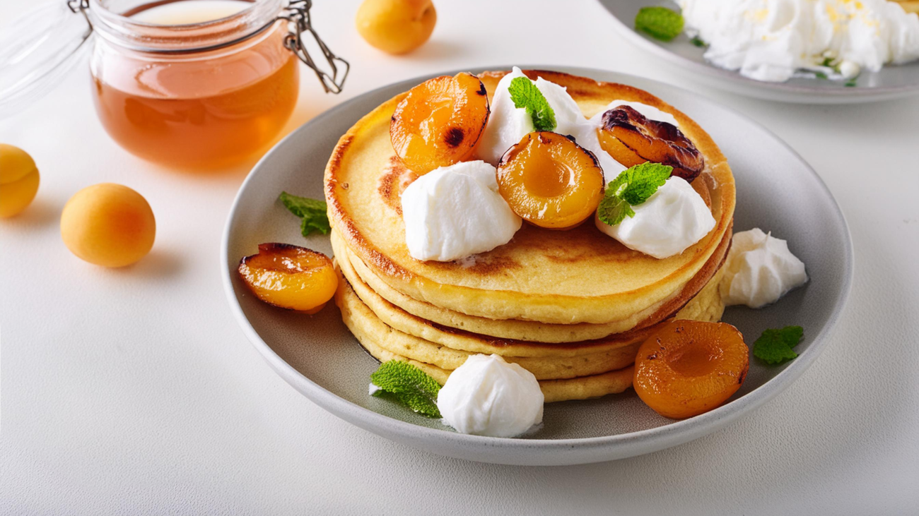 Pancakes-Mirabelle-and-Ricotta