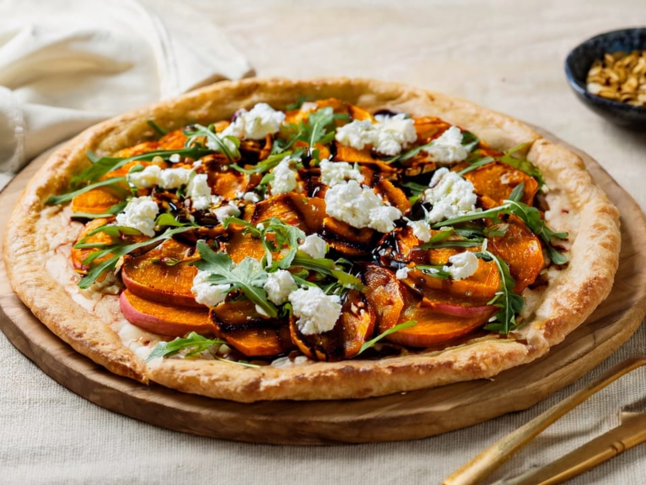 Pizza with Roasted Butternut Squash and Sage 169 1