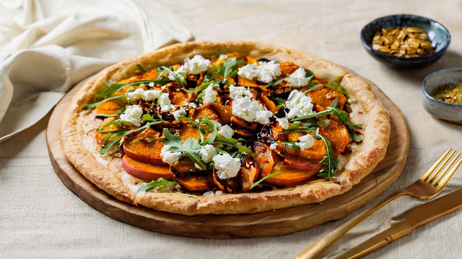 Pizza with Roasted Butternut Squash and Sage 169 1