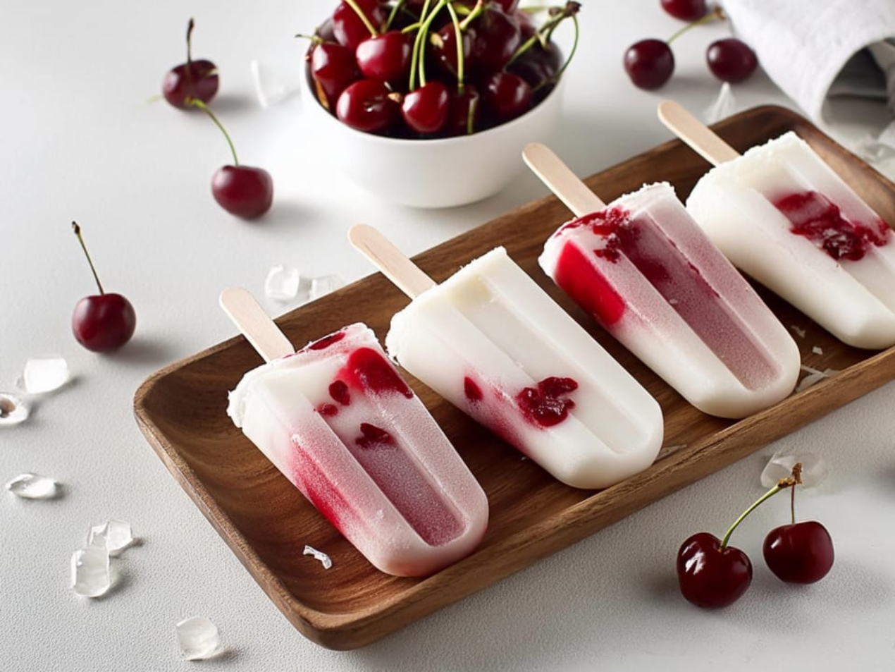 Popsicles Cherry and Coconut (Vegan) 169 1