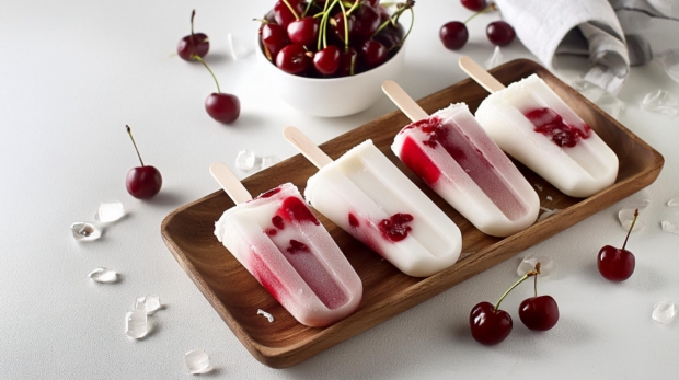 Popsicles-Cherry-and-Coconut-Vegan