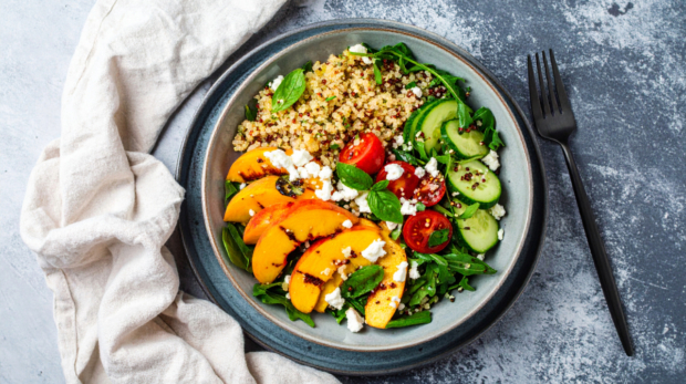 Refreshing Peach Quinoa Salad 169 1