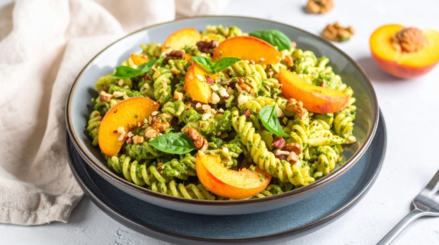 Roasted Peach & Walnut Pesto Pasta 169 2