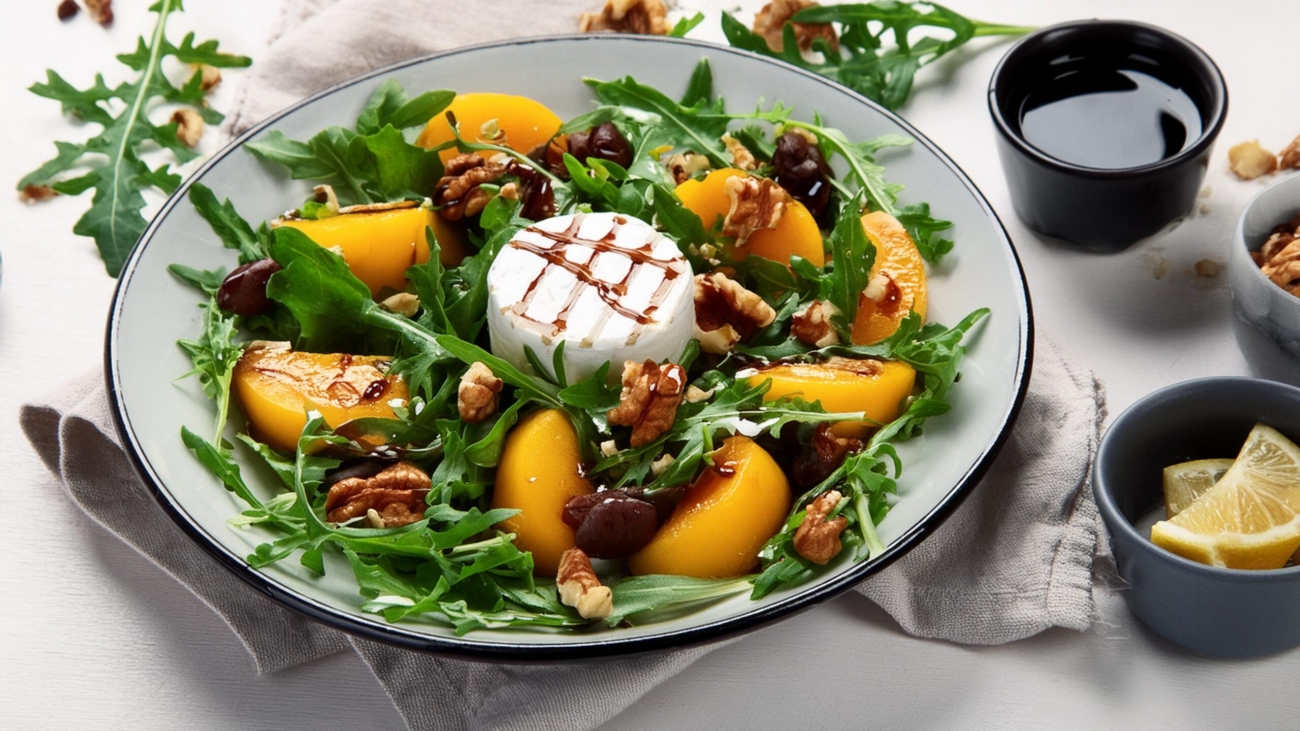Salad-Mirabelle-and-Goat-Cheese
