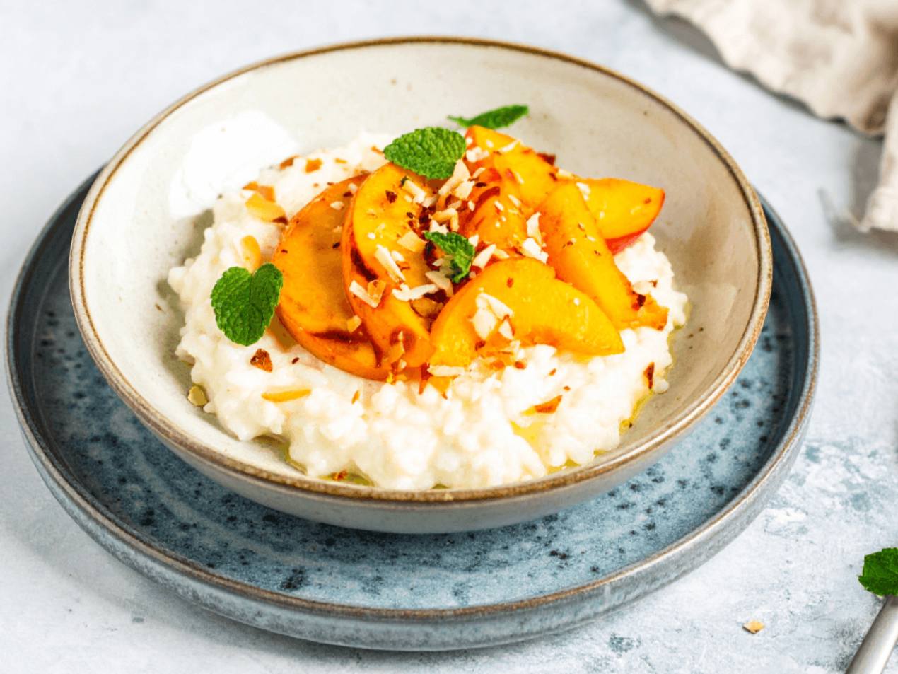 Vegan Peach Rice Pudding 169 1