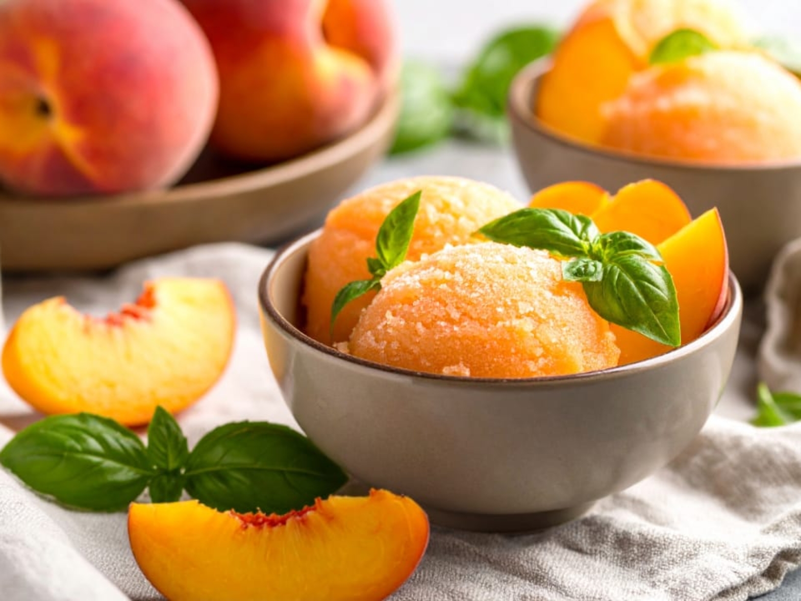 Peach Basil Sorbet 169 1