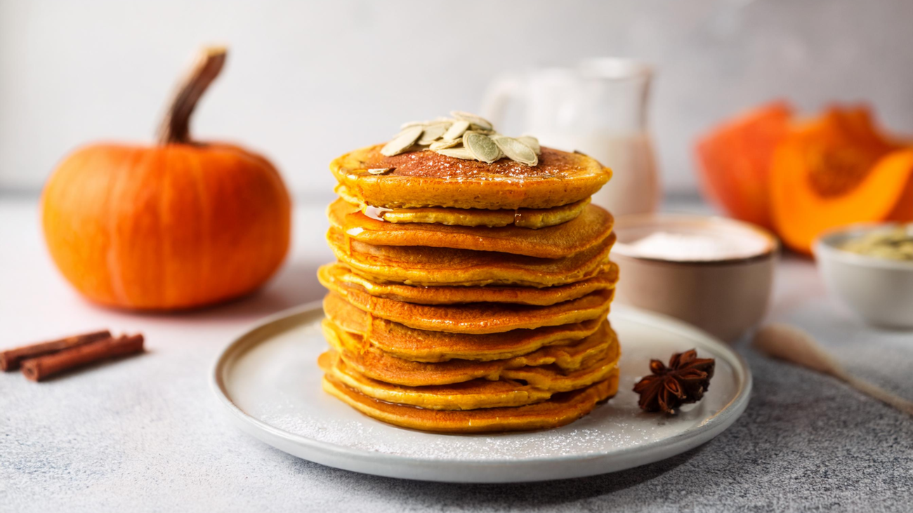 Pumpkin-Spice-Pancakes