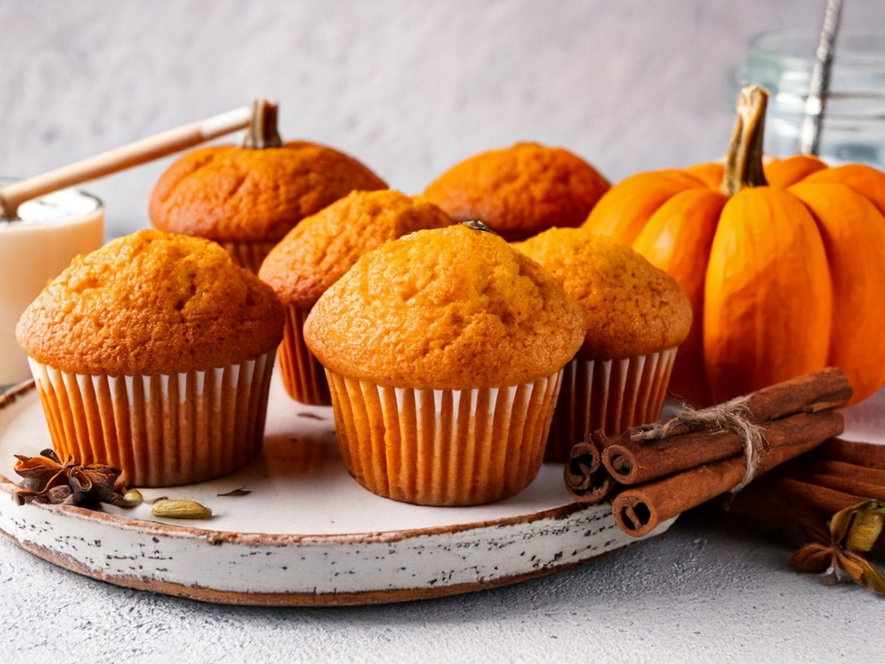 Classic Spiced Pumpkin Muffins recipe