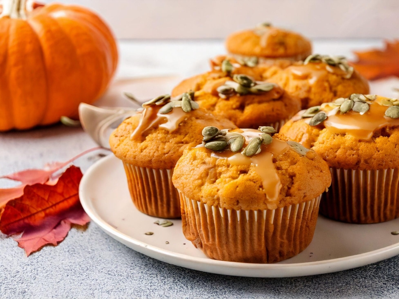 Maple-Glazed-Pumpkin-Muffins-recipe