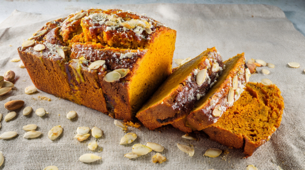 Pumpkin Ricotta Bread with Honey Glaze 169 4