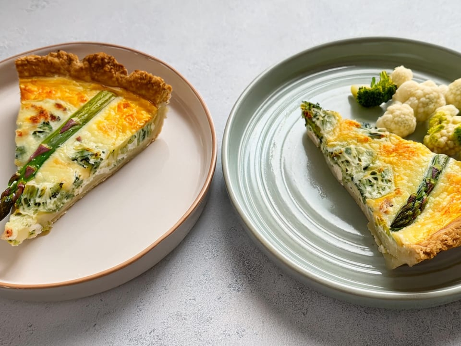 Easy Cauliflower and Asparagus Quiche Recipe 169 2