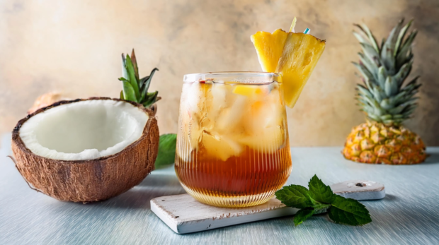 Pineapple-Coconut Iced Tea 169