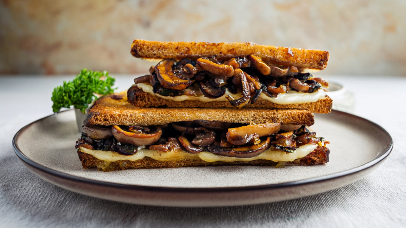 Caramelized Onion & Truffle Mushroom Melt 169 3