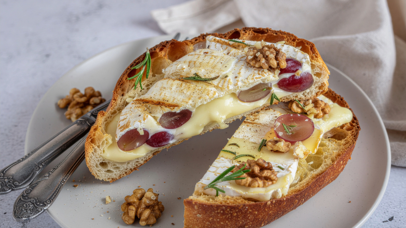 Grapes, Brie & Walnut Crunch Toastie 169 5