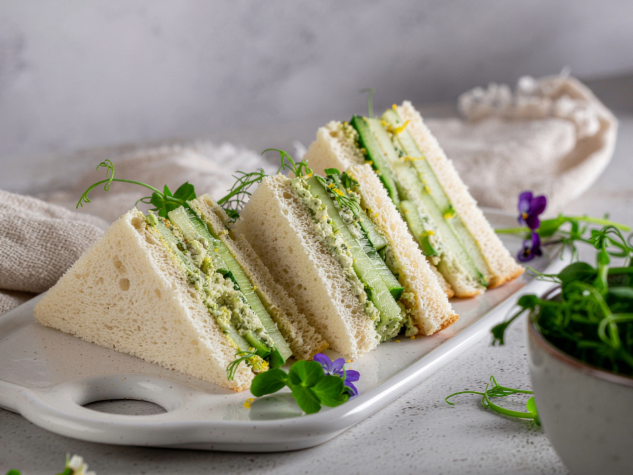 Matcha Cucumber Tea Sandwich 169 4