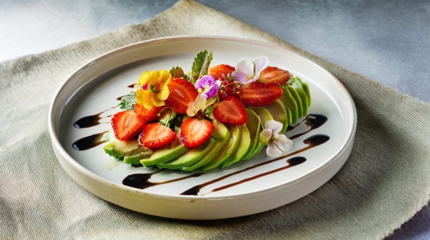 Strawberry & Avocado Carpaccio 169 1