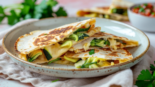 Zucchini Blossom Quesadillas 169 6
