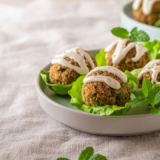 Pea Falafel with Lemon-Tahini Drizzle 169 1