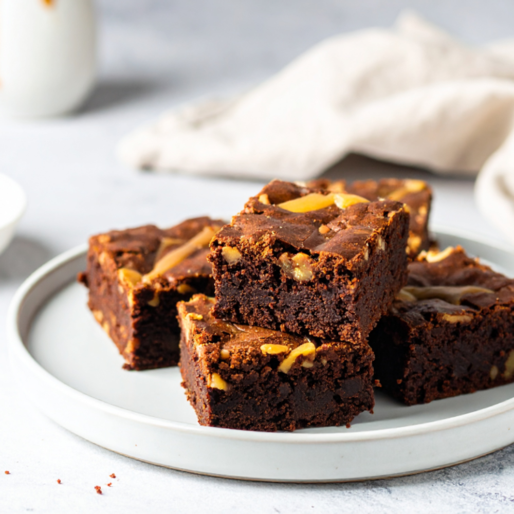 Miso Caramel Brownies 169 2