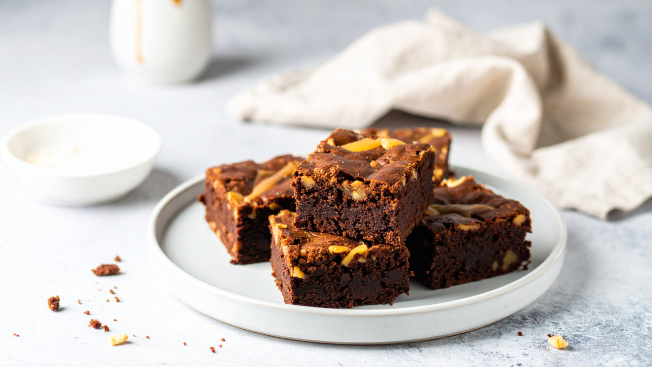 Miso Caramel Brownies 169 2