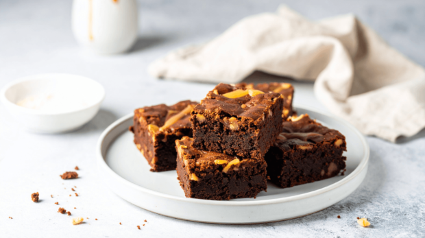 Miso Caramel Brownies 169 2