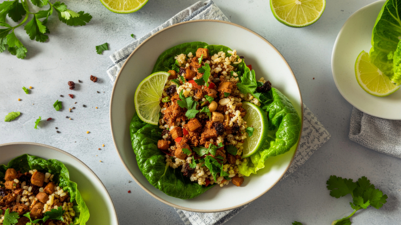 Thai Tempeh Larb Lettuce Cups 169 1